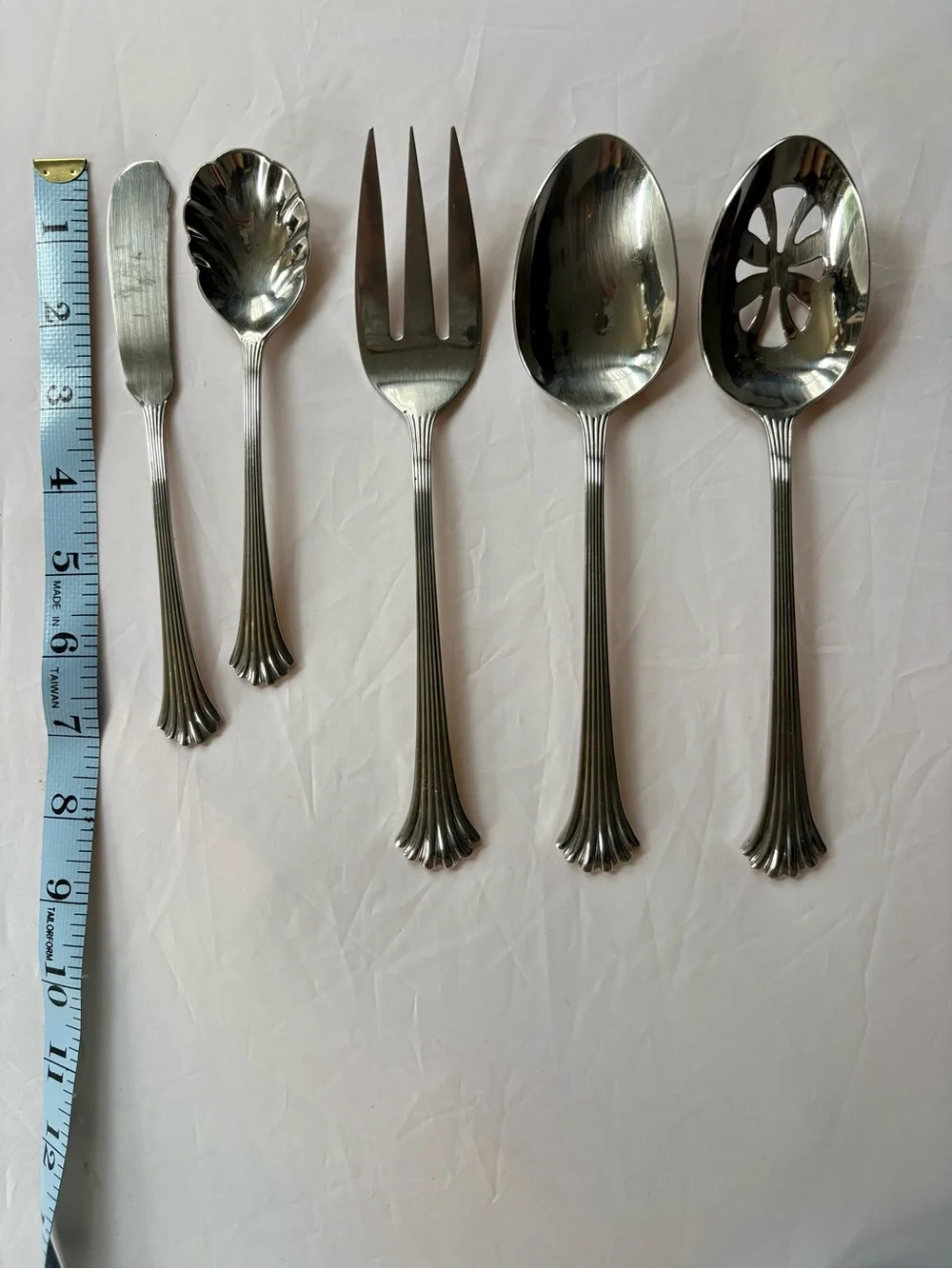 5 piece Vintage Wallace Discontinued Tiara Pattern Hostess Serving Set